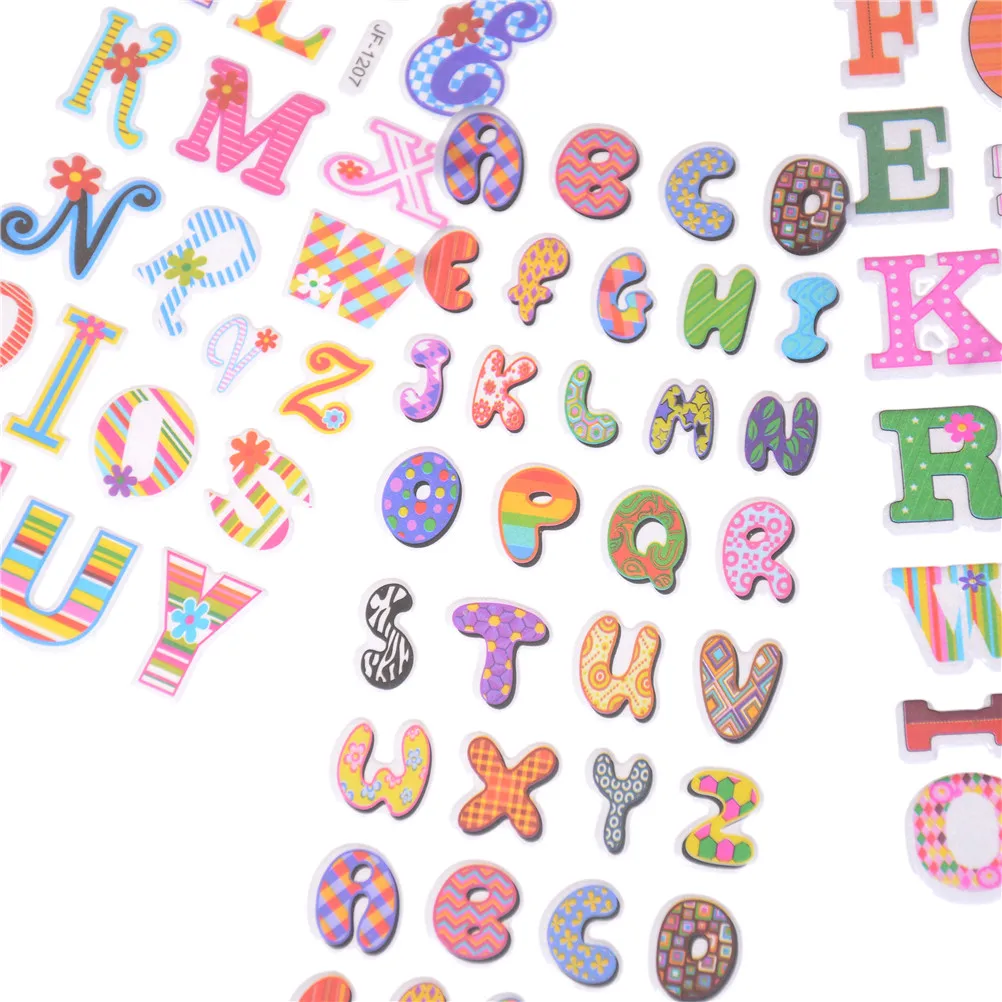 6pcs/lot 26 English 3D Letters Kids School Study PVC Bubble Stickers Creative Cartoon Puffy Stickers
6pcs/lot 26 English 3D Letters Kids School Study PVC Bubble Stickers Creative Cartoon Puffy Stickers