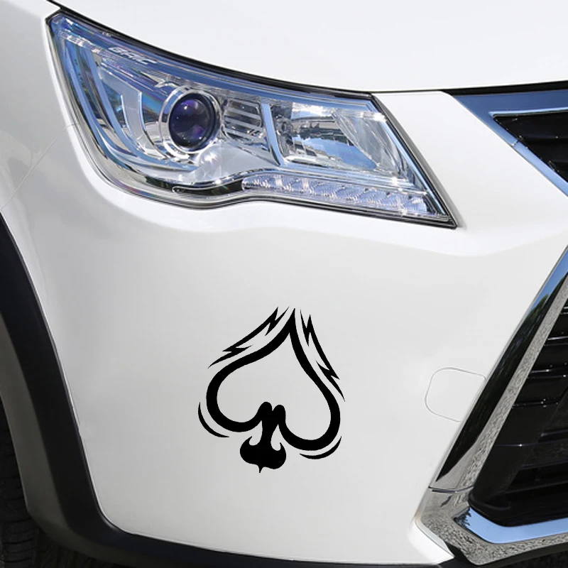 YJZT 12*13.9CM Interesting The Flame Poker Graphic Bumper Window Car Sticker Vinyl Motorcycle Decoration C12-0021
YJZT 12*13.9CM Interesting The Flame Poker Graphic Bumper Window Car Sticker Vinyl Motorcycle Decoration C12-0021
