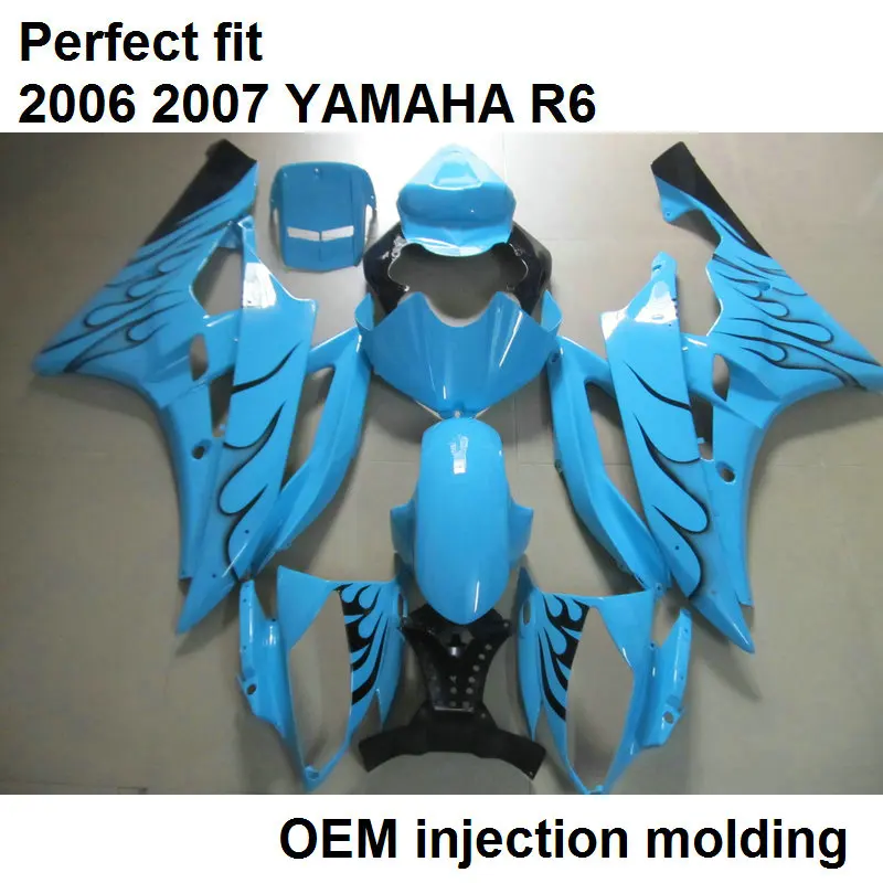 Обтекатели литья под давлением для YAMAHA YZF R6 06 07, Комплект обтекателя черного пламени синего цвета для мотоцикла R6 2006 2007 HZ35
Обтекатели литья под давлением для YAMAHA YZF R6 06 07, Комплект обтекателя черного пламени синего цвета для мотоцикла R6 2006 2007 HZ35