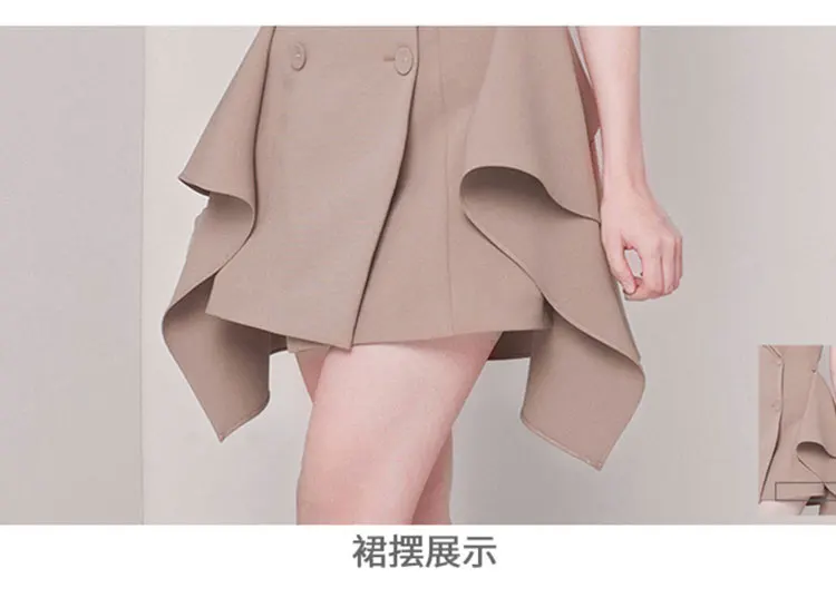 Korean Fashion Double Breasted Women Dress Summer Office Ladies Sleeveless Ruffles Dress Formal Notched Bodycon Dress
Korean Fashion Double Breasted Women Dress Summer Office Ladies Sleeveless Ruffles Dress Formal Notched Bodycon Dress