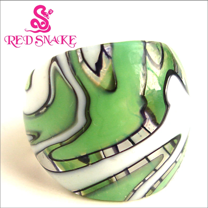 RED SNAKE Fashion Ring Handmade Fluidity Design Abstract painting Murano Glass Rings No.B
RED SNAKE Fashion Ring Handmade Fluidity Design Abstract painting Murano Glass Rings No.B