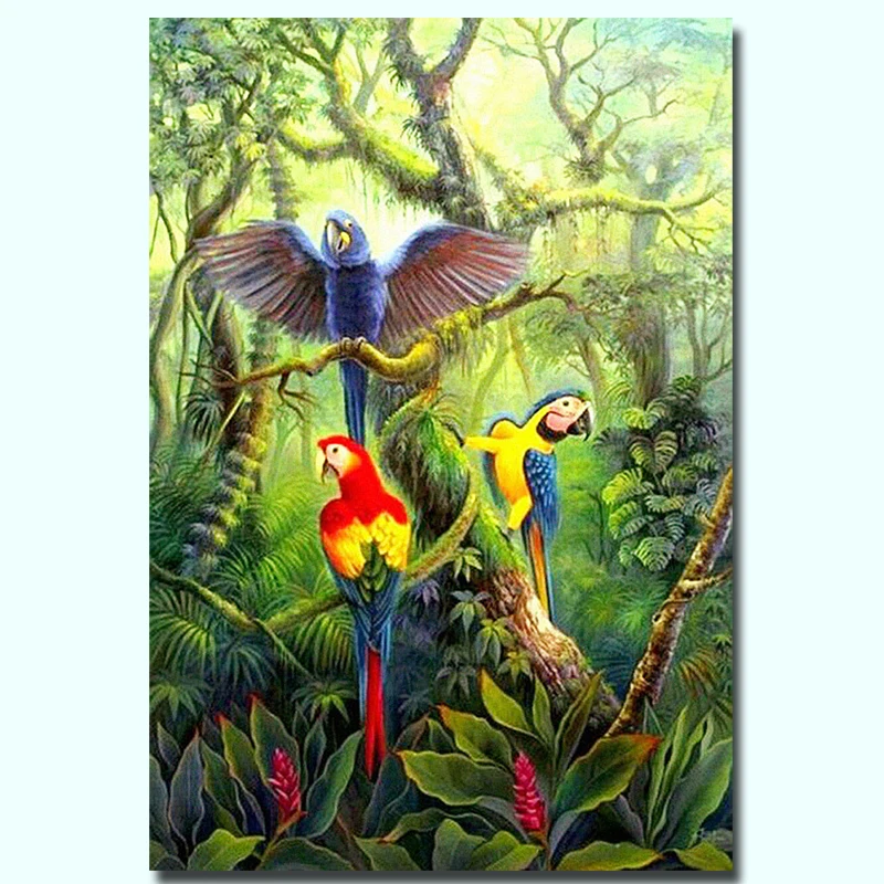 5D DIY Diamond Embroidery Parrots animal Full Square/ Round Diamond Painting Cross stitch Diamond crystal Wall Painting gifts
5D DIY Diamond Embroidery Parrots animal Full Square/ Round Diamond Painting Cross stitch Diamond crystal Wall Painting gifts
