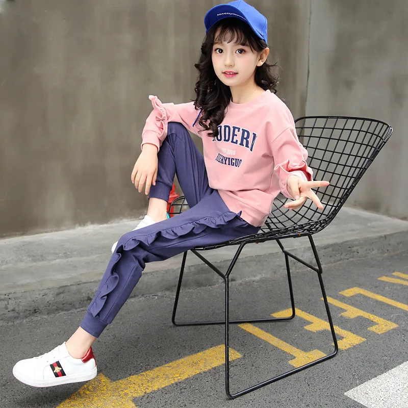 Baby Girl Clothes 2018 New Fashion Printed Letters Long Sleeve Sweater+ Sports Casual Trousers Children Kids Clothlng Sets
Baby Girl Clothes 2018 New Fashion Printed Letters Long Sleeve Sweater+ Sports Casual Trousers Children Kids Clothlng Sets