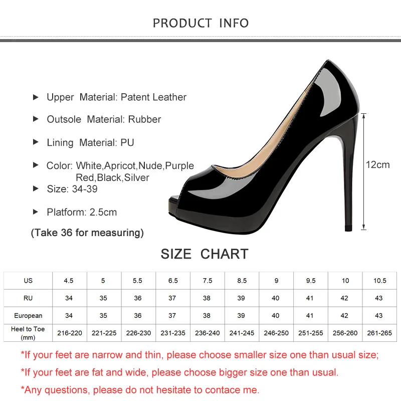 2019 New Spring/Autumn Women Pumps High Thin Heel Peep Toe Shallow Sexy Office Ladies Women Platform Shoes Black High Heels
2019 New Spring/Autumn Women Pumps High Thin Heel Peep Toe Shallow Sexy Office Ladies Women Platform Shoes Black High Heels