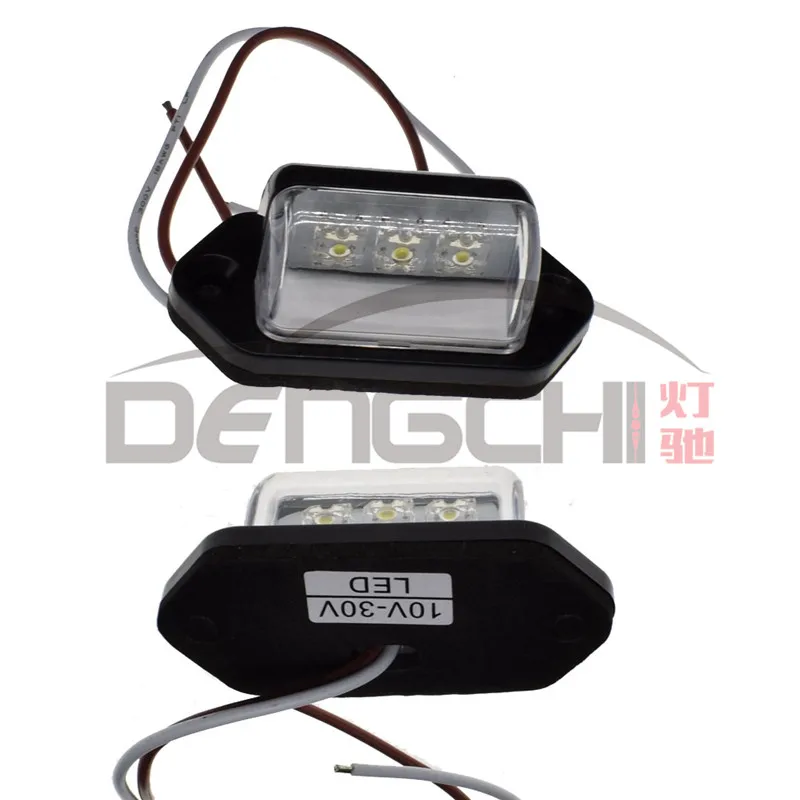 2PCS Car Truck 3 LED License Number Plate Light Backup Pickup Rear Reverse Tag Lamp Waterproof 12/24V
2PCS Car Truck 3 LED License Number Plate Light Backup Pickup Rear Reverse Tag Lamp Waterproof 12/24V