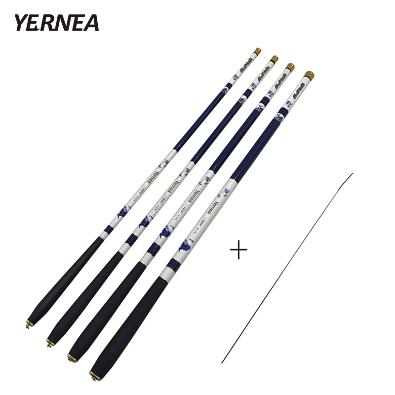Yernea 99% Carbon Fishing Rod Carbon Fiber Ultra-Light Carp Telescopic Fishing Pole 3.6M 4.5M 5.4M 6.3M +1 Spare Top Tips Rod
Yernea 99% Carbon Fishing Rod Carbon Fiber Ultra-Light Carp Telescopic Fishing Pole 3.6M 4.5M 5.4M 6.3M +1 Spare Top Tips Rod
