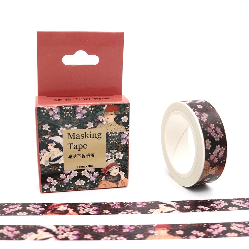 15mm*10m Box Package Beautiful Girl And Sakura Washi Tape Masking Tape Decorative Scrapbooking Adhesive DIY Sticker Label Tape
15mm*10m Box Package Beautiful Girl And Sakura Washi Tape Masking Tape Decorative Scrapbooking Adhesive DIY Sticker Label Tape