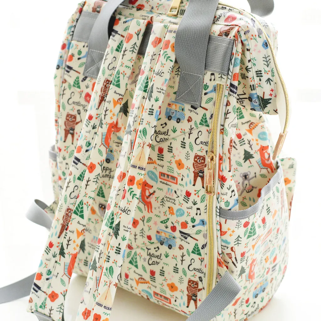 Женские модные сумки для беременных рюкзак с цветами мам брендовая качественная