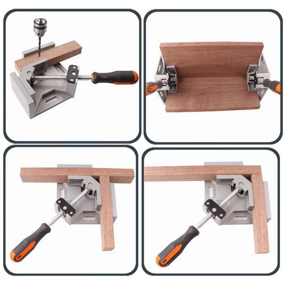 90 Degree Quick Release Corner Clamp Right Angle Aluminum Alloy Welding Woodworking Photo Frame Clamping Tool Wholesale
90 Degree Quick Release Corner Clamp Right Angle Aluminum Alloy Welding Woodworking Photo Frame Clamping Tool Wholesale