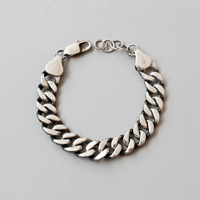 S925 Sterling Silver Bracelets Men Women 5/7/10mm real Silver Bracelets Curb Cuban Link Chain Bracelets Party Jewelry Gift
S925 Sterling Silver Bracelets Men Women 5/7/10mm real Silver Bracelets Curb Cuban Link Chain Bracelets Party Jewelry Gift