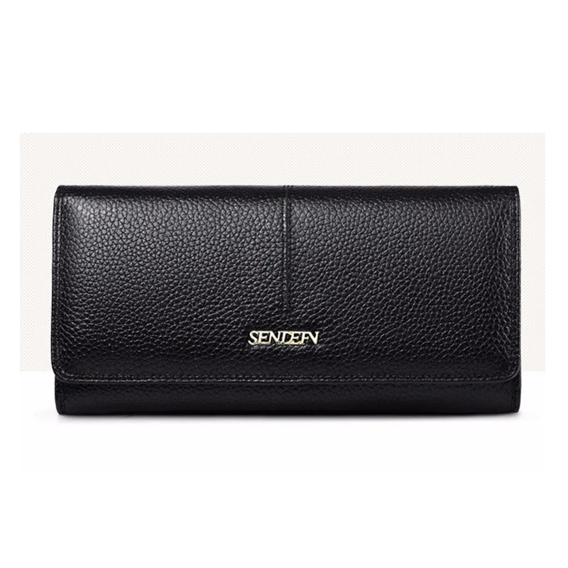 SENDEFN Women Fashion Genuine Leather Wallet Long Lady Purse Clutch Card Holder Phone Pocket Female Wallets
SENDEFN Women Fashion Genuine Leather Wallet Long Lady Purse Clutch Card Holder Phone Pocket Female Wallets