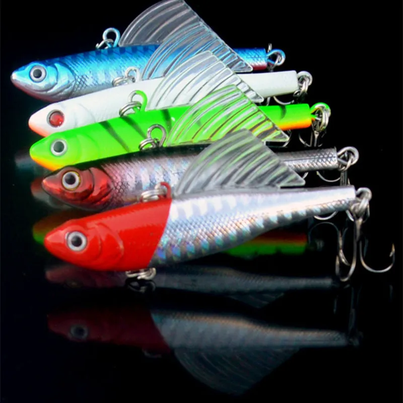 Simulation Wing Fish Lure Bait 14g/6.5cm Seabass Fishing Artificial Lures Glow VIB Minnow Lot 5 Pieces
Simulation Wing Fish Lure Bait 14g/6.5cm Seabass Fishing Artificial Lures Glow VIB Minnow Lot 5 Pieces