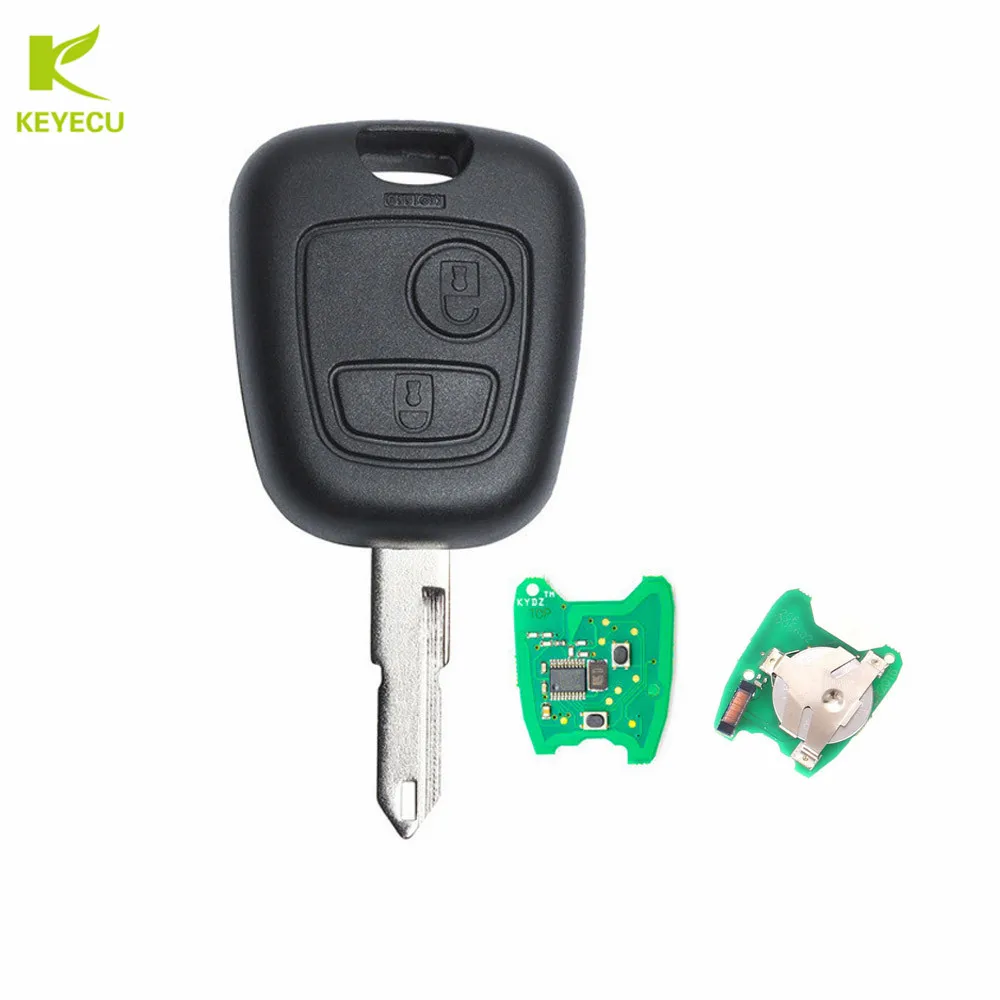 KEYECU KYDZ Remote Key 2 Button 433MHz Transponder Key with PCB Battery with ID46 Chip for Peugeot 206
KEYECU KYDZ Remote Key 2 Button 433MHz Transponder Key with PCB Battery with ID46 Chip for Peugeot 206