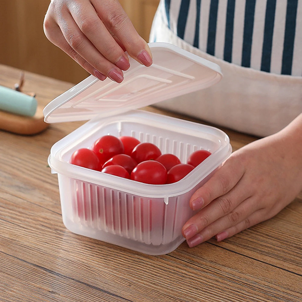 1PC Kitchen Refrigerator Storage Box Plastic Food Container Transparent Keeping Fruit Fresh Fridge Storage Organizer
1PC Kitchen Refrigerator Storage Box Plastic Food Container Transparent Keeping Fruit Fresh Fridge Storage Organizer