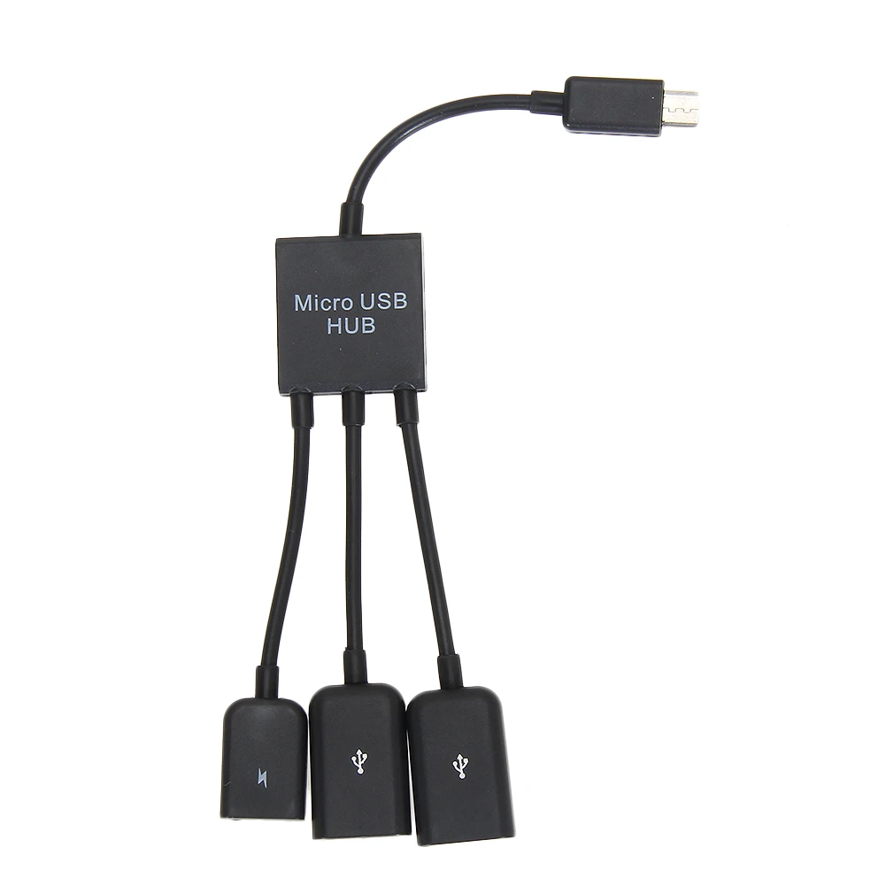 3 in1 Multi-function Dual Micro USB Host OTG Hub Adapter Cable Male to Female Dual Micro USB 2.0 Host OTG Hub Adapter Cable
3 in1 Multi-function Dual Micro USB Host OTG Hub Adapter Cable Male to Female Dual Micro USB 2.0 Host OTG Hub Adapter Cable