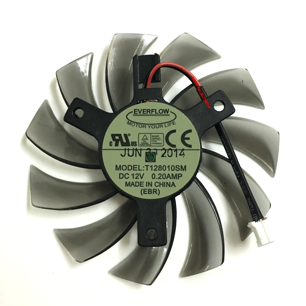 Free shipping T128010SM 2pin 75mm 12v 0.2A video card cooler fan for Gigabyte N470SO N580UD N580SO GTX460 GTX470 GTX580 HD5870
Free shipping T128010SM 2pin 75mm 12v 0.2A video card cooler fan for Gigabyte N470SO N580UD N580SO GTX460 GTX470 GTX580 HD5870
