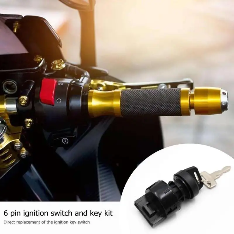 6 Pin Ignition Key Switch+ 2 Keys Replacement Accessories for POLARIS TRAIL BOSS 325 330 2002 2003 ATV
6 Pin Ignition Key Switch+ 2 Keys Replacement Accessories for POLARIS TRAIL BOSS 325 330 2002 2003 ATV