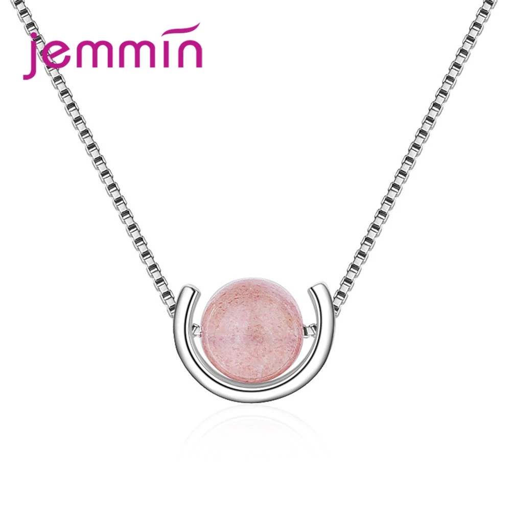 925 Sterling Silver Pink Ball Pendant Necklace Top Quality Opal Exquisite Women Wedding Engagement Dance Party Jewelry
925 Sterling Silver Pink Ball Pendant Necklace Top Quality Opal Exquisite Women Wedding Engagement Dance Party Jewelry