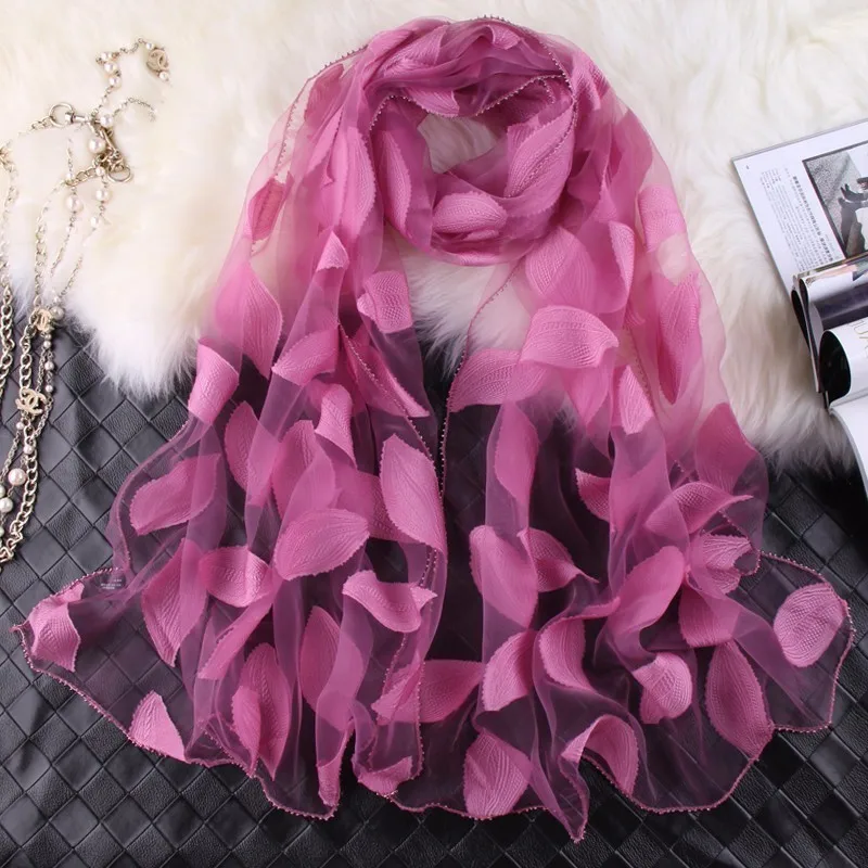 The Spring And Summer. Silk Scarf Woman Eugen Cut Yarn Scarf Sandy Beach Sunscreen Joker Lace Leaf Wholesale Supplies 0304
The Spring And Summer. Silk Scarf Woman Eugen Cut Yarn Scarf Sandy Beach Sunscreen Joker Lace Leaf Wholesale Supplies 0304