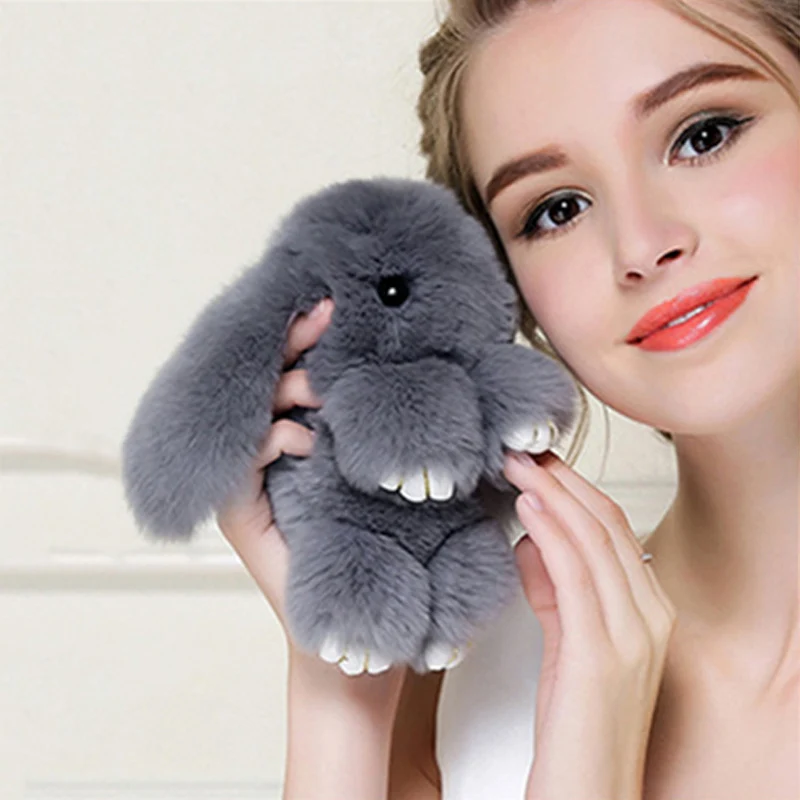 Hot 18CM Cute Plush Keychain Women Fur Pom Pom Angel Rabbit Key Ring Hare Pompom Plush Dolls Toy Girls Bag Car Key Pendant
Hot 18CM Cute Plush Keychain Women Fur Pom Pom Angel Rabbit Key Ring Hare Pompom Plush Dolls Toy Girls Bag Car Key Pendant