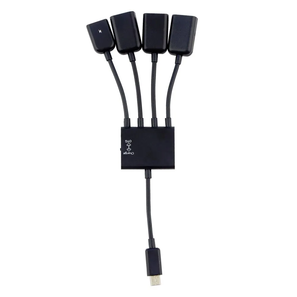 1x4 порта Micro USB кабель для зарядки OTG концентратор Android планшета смартфона |