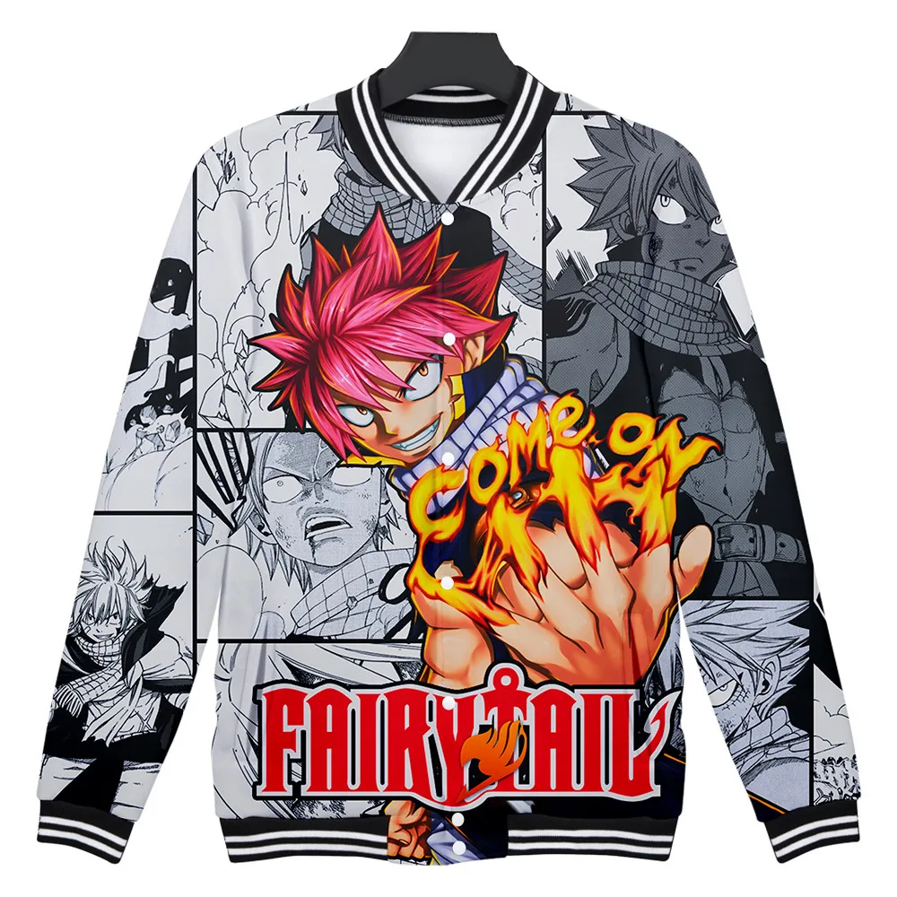 Anime FAIRY TAIL 3D Print Zip Up Baseball Uniform Outerwear Winter Bomber Jacket College Baseball Jacket Men Hoodie Sweatshirts
Anime FAIRY TAIL 3D Print Zip Up Baseball Uniform Outerwear Winter Bomber Jacket College Baseball Jacket Men Hoodie Sweatshirts