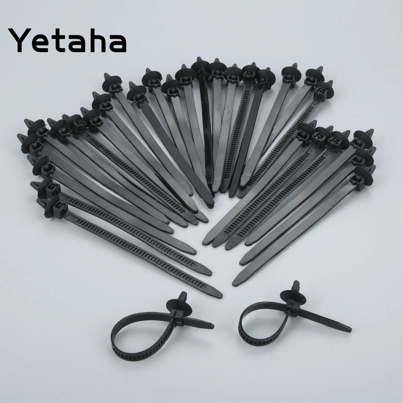 Yetaha 30 Pcs Nylon Black Car Auto Cable Strap Push Mount Wire Tie Retainer Clip Clamp Car Cable Fastening Ties
Yetaha 30 Pcs Nylon Black Car Auto Cable Strap Push Mount Wire Tie Retainer Clip Clamp Car Cable Fastening Ties