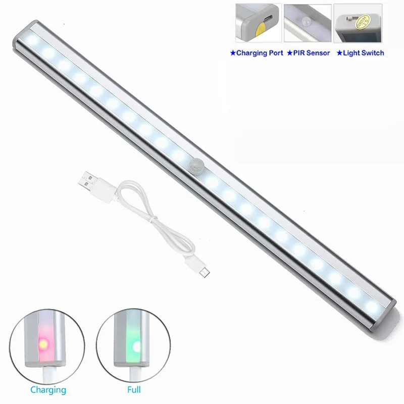 JXSFLYE Motion Sensing Closet Lights, USB Rechargeable Led, 20 LED Wireless Night Light for Cabinet, Closet, Wardrobe, Stairs
JXSFLYE Motion Sensing Closet Lights, USB Rechargeable Led, 20 LED Wireless Night Light for Cabinet, Closet, Wardrobe, Stairs