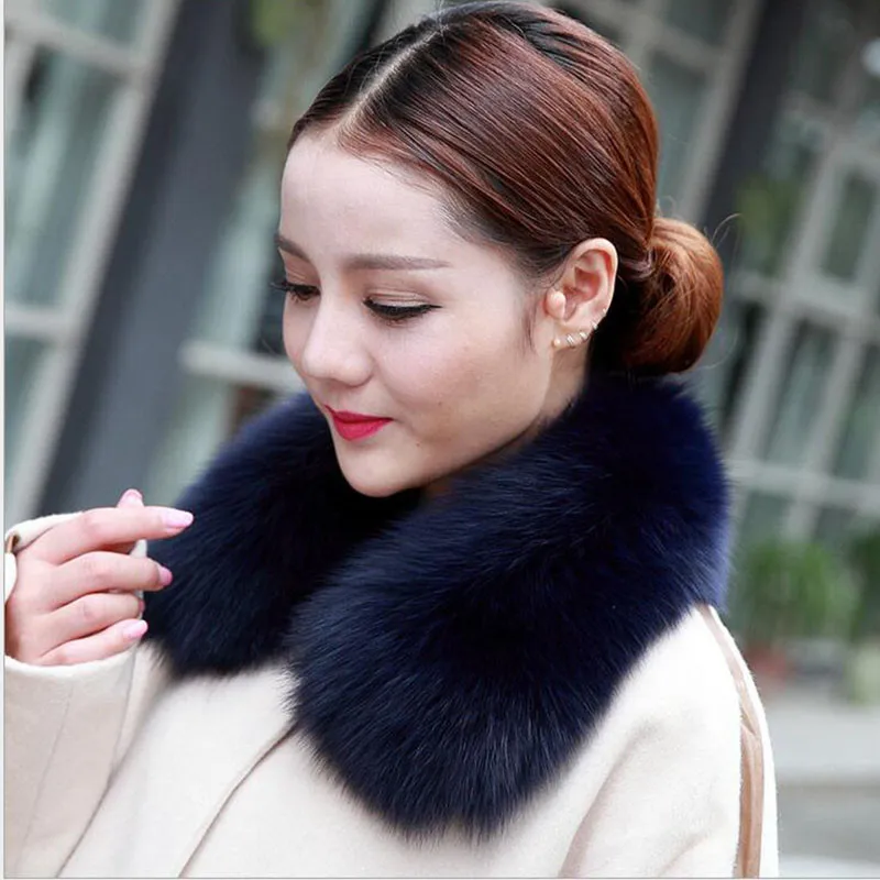 Real Fox Fur Collar Scarf Womens Shawl Wraps Shrug Neck Warmer Black Stole Wholesale Hot Sale Ring Scarf Womens L#11
Real Fox Fur Collar Scarf Womens Shawl Wraps Shrug Neck Warmer Black Stole Wholesale Hot Sale Ring Scarf Womens L#11