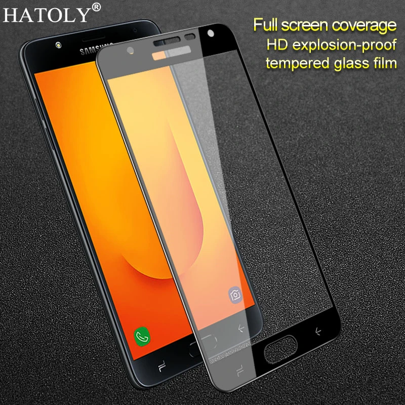 2 шт. закаленное стекло для samsung Galaxy J7 Duo защитная пленка экрана J720F полное покрытие
