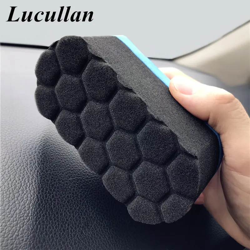 Lucullan Make Detailing Easier Grooves Waxing Foam Sponge 12CM Blue Easy Grip Ultra Soft Hex Logic Applicator Pad
Lucullan Make Detailing Easier Grooves Waxing Foam Sponge 12CM Blue Easy Grip Ultra Soft Hex Logic Applicator Pad