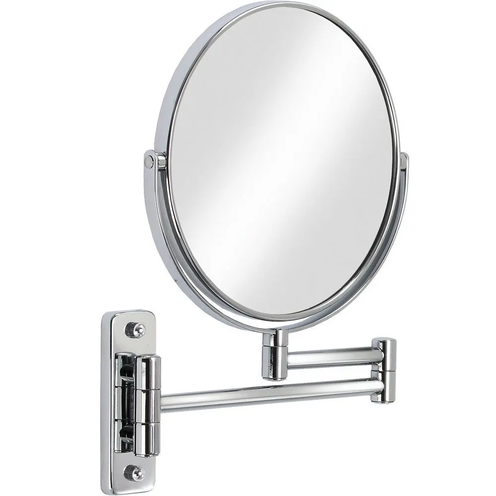 Chrome Bathroom 1X 3X Magnification HD Glass Two-Sided Swivel Wall Mount Mirror 8-Inch cosmetic mirror,360 degree rotation
Chrome Bathroom 1X 3X Magnification HD Glass Two-Sided Swivel Wall Mount Mirror 8-Inch cosmetic mirror,360 degree rotation