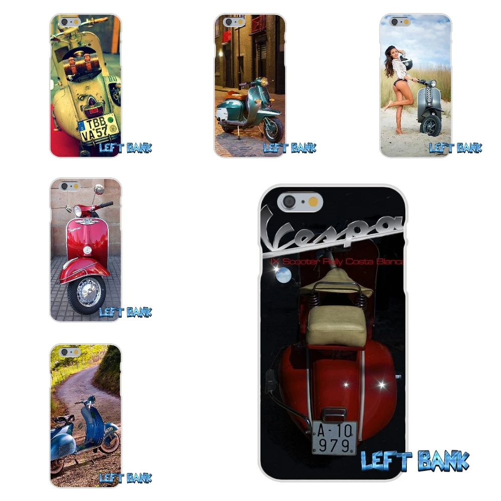 Vespa скутер Мягкий Силиконовый ТПУ Прозрачный чехол для Samsung Galaxy A3 A5 A7 J1 J2 J3 J5 J7 2016