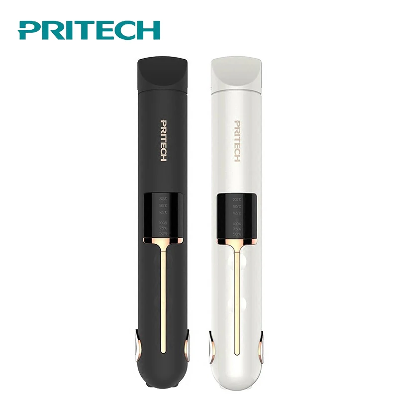 Выпрямитель для волос PRITECH профессиональный утюжок с титановыми пластинами и ЖК
