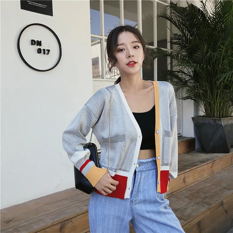 Winter knitted sweater cardigan female long sleeve loose striped jumper 2018 casual chic autumn sweater women
Winter knitted sweater cardigan female long sleeve loose striped jumper 2018 casual chic autumn sweater women