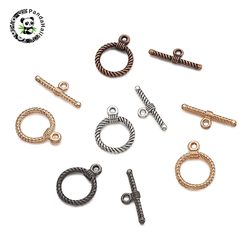 pandahall 20 pcs/Set Tibetan Style Alloy Toggle Clasps for Jewelry Findings Making DIY Accessories Mixed Color
pandahall 20 pcs/Set Tibetan Style Alloy Toggle Clasps for Jewelry Findings Making DIY Accessories Mixed Color