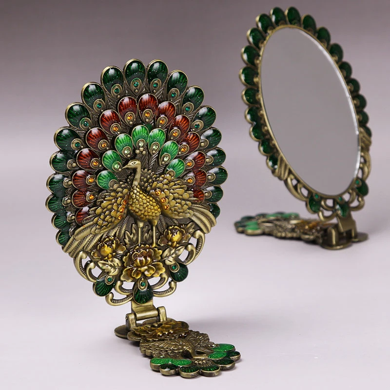 1PCS Vintage Tin Peacock Folding Handle Makeup Mirror Portable Retro Russian Ethnic Free Shipping Drop Shipping
1PCS Vintage Tin Peacock Folding Handle Makeup Mirror Portable Retro Russian Ethnic Free Shipping Drop Shipping