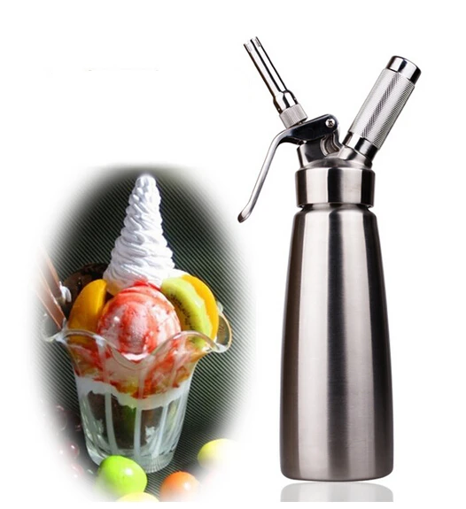 0.5L Whip Coffee Dessert Fresh Cream Butter Whipper Dispenser 500ml cream gun High grade stainless steel cream whipper
0.5L Whip Coffee Dessert Fresh Cream Butter Whipper Dispenser 500ml cream gun High grade stainless steel cream whipper