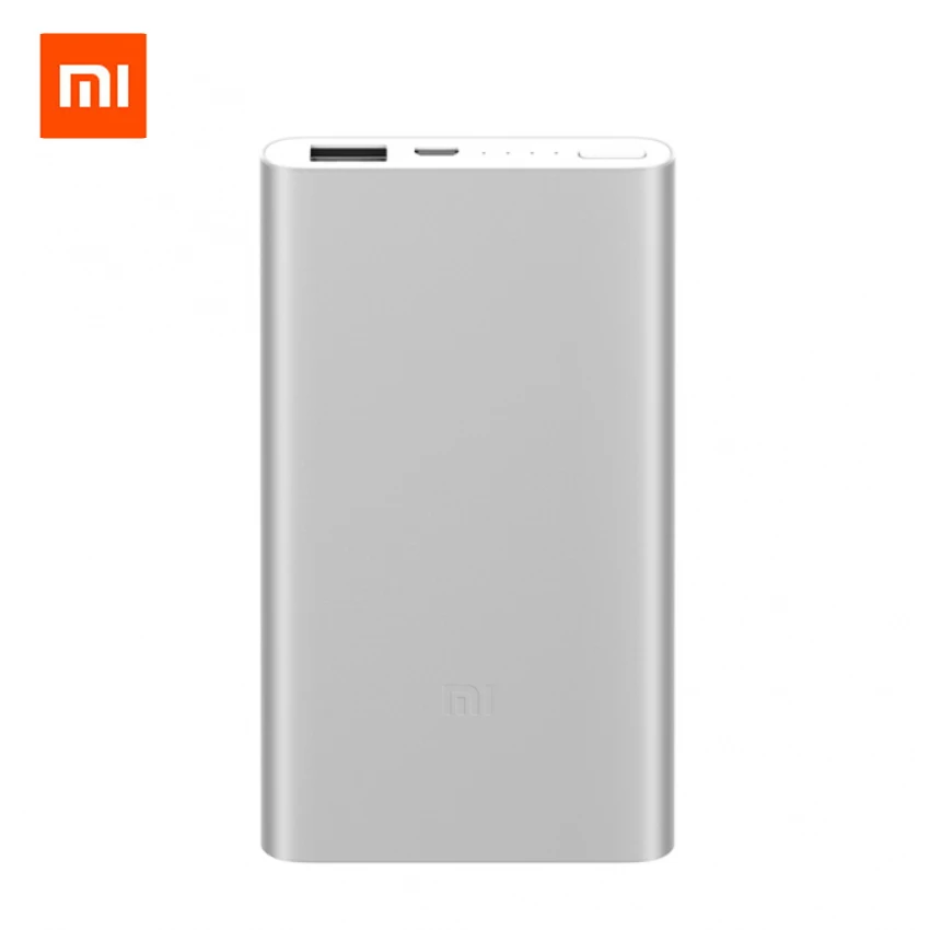Xiaomi Mi 5000 мАч портативное зарядное устройство тонкий Внешний аккумулятор для iPhone