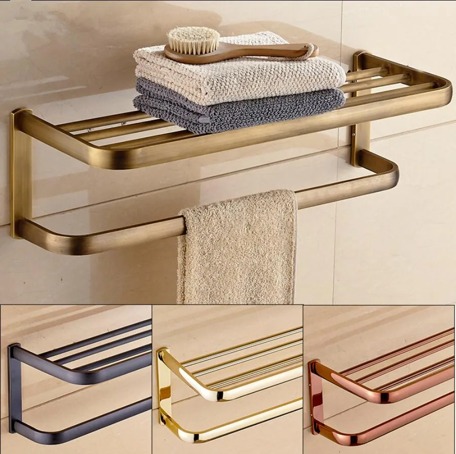 60 CM Antique Bronze Fixed Bath Towel Holder Brass Towel Rack Holder for Hotel or Home Bathroom Storage Rack Rail Shelf
60 CM Antique Bronze Fixed Bath Towel Holder Brass Towel Rack Holder for Hotel or Home Bathroom Storage Rack Rail Shelf