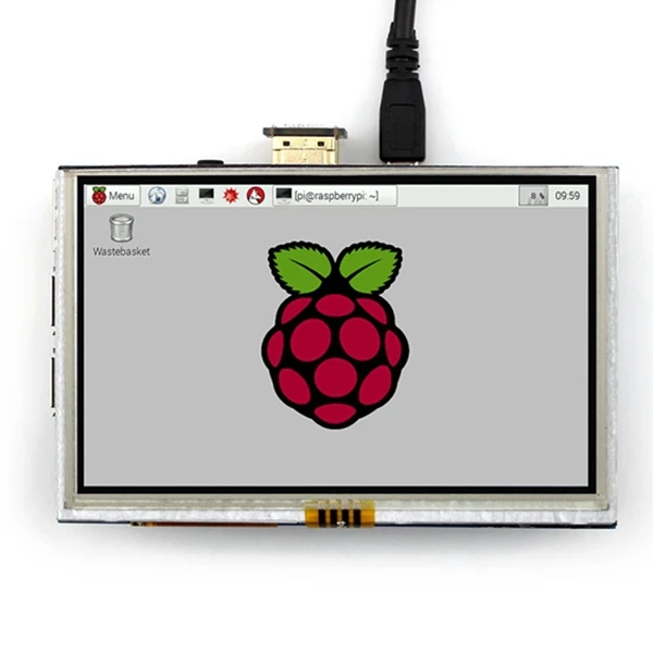 5 дюймовый сенсорный ЖК экран 800x480 дисплей для бананового Pi Raspberry 2/B + и 4B|touch lcd