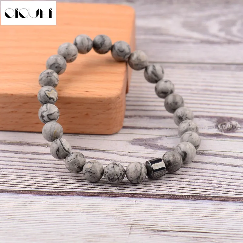 OIQUEI 2020 pulsera hombre Cylinder Hematite Bracelets For Men Classic Nature Stone Beads Bracelets&Bangles Homme Yoga Jewelry
OIQUEI 2020 pulsera hombre Cylinder Hematite Bracelets For Men Classic Nature Stone Beads Bracelets&Bangles Homme Yoga Jewelry