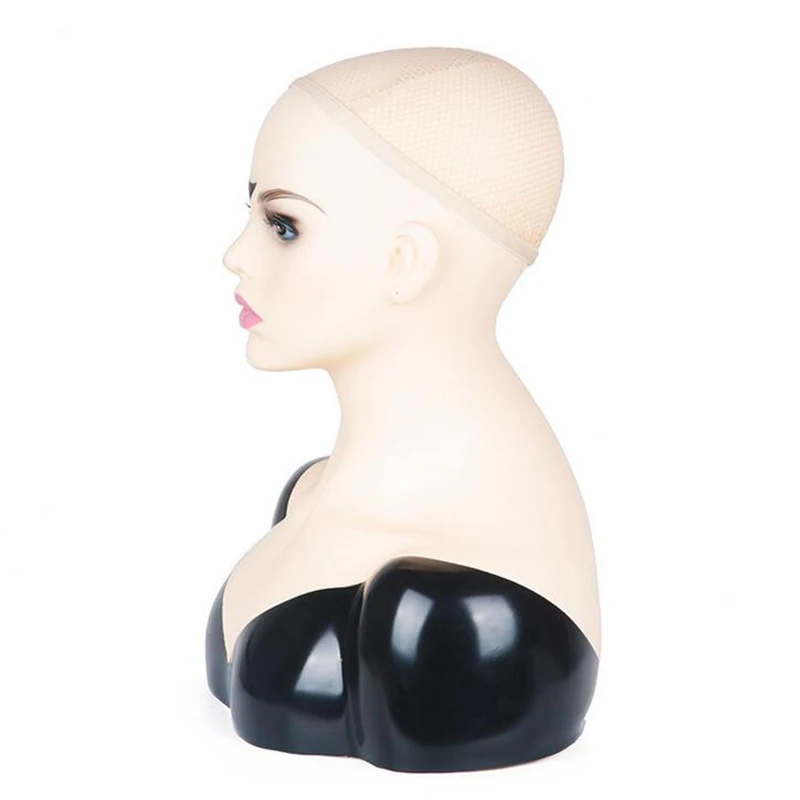 Новый высококачественный роскошный женский реалистичный манекен головы ПВХ