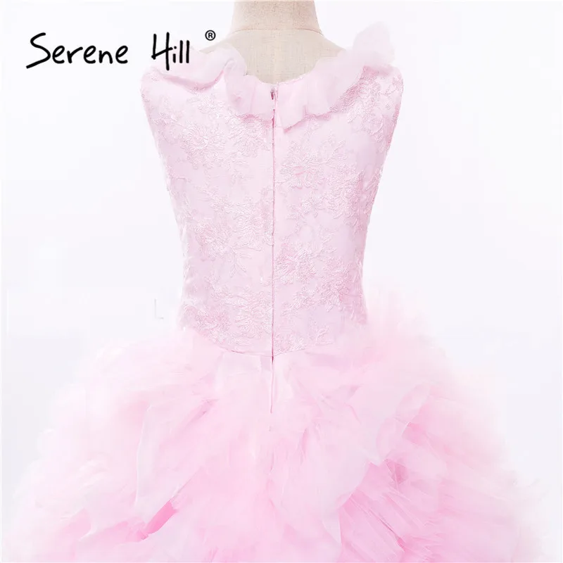 Платье для девочек розовое Пышное Бальное платье с оборками и цветочным рисунком