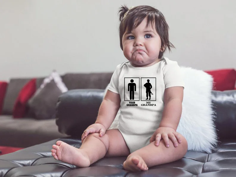 Your Grandpa My Grandpa Print Baby Bodysuit Babys Gift for Grandpa Father's Day GiftsShort Sleeve Summer Clothes
Your Grandpa My Grandpa Print Baby Bodysuit Babys Gift for Grandpa Father's Day GiftsShort Sleeve Summer Clothes