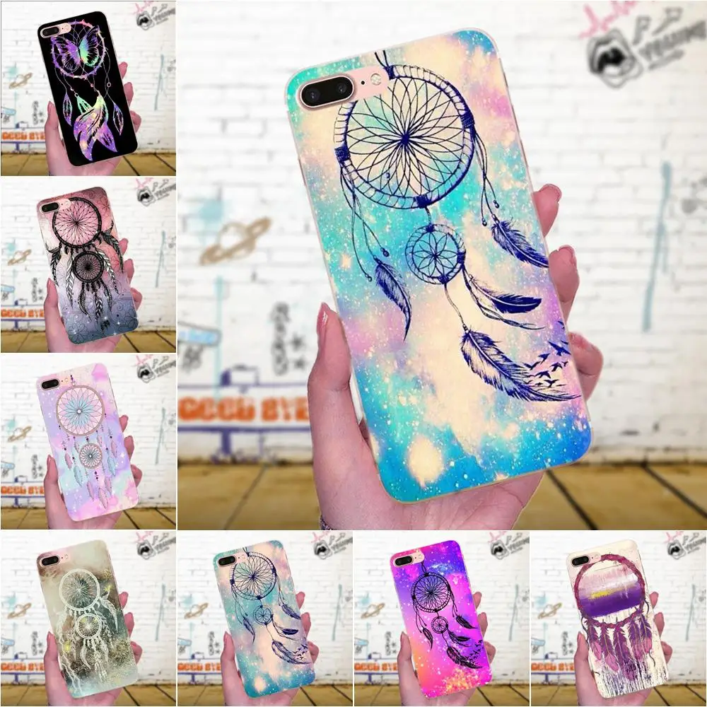 Чехол из ТПУ в индийском стиле Ловец снов для Huawei P7 Honor 4C 5A 5C 5X 6 6C 6A 6X 7 7X 8 9 V8 V10 Y3II Y5II