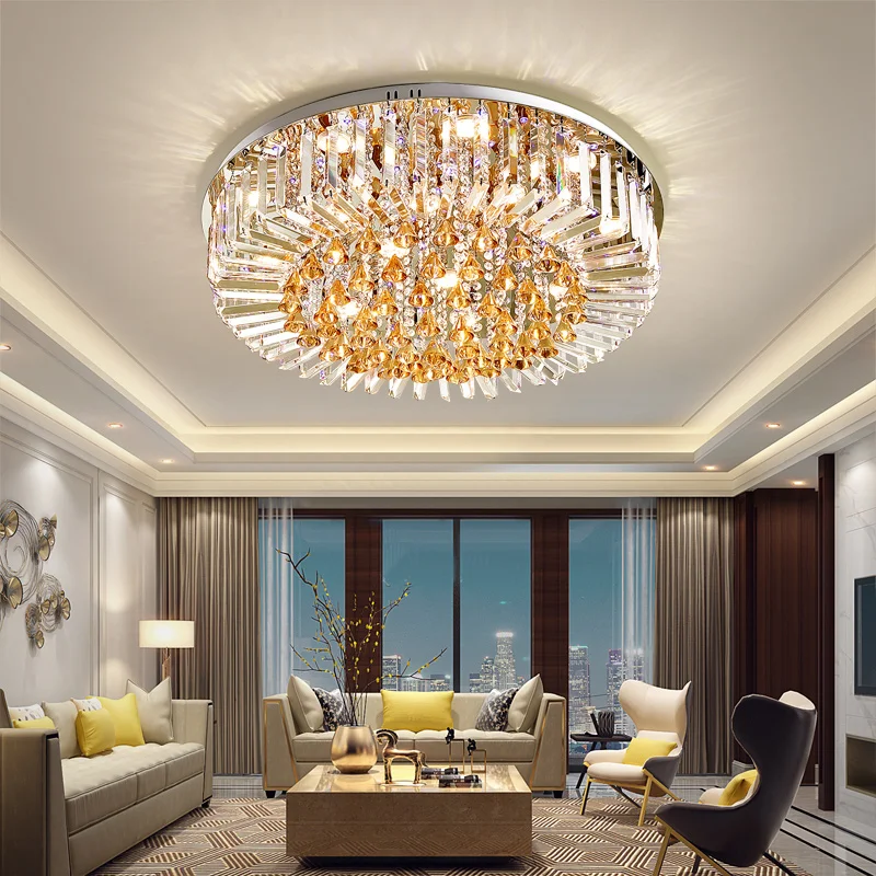 LED Ceiling Light K9 Crystal Modern Ceiling Lamp Home Indoor Lighting Fixture Warm/Neutral/Cold White 3 Colors Dimmable Control
LED Ceiling Light K9 Crystal Modern Ceiling Lamp Home Indoor Lighting Fixture Warm/Neutral/Cold White 3 Colors Dimmable Control
