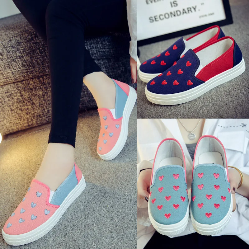 STEPREACH Brand shoes woman Flats women chaussures femme buty damskie ladies shoes loafers canvas shoes lovely Teenage heart
STEPREACH Brand shoes woman Flats women chaussures femme buty damskie ladies shoes loafers canvas shoes lovely Teenage heart