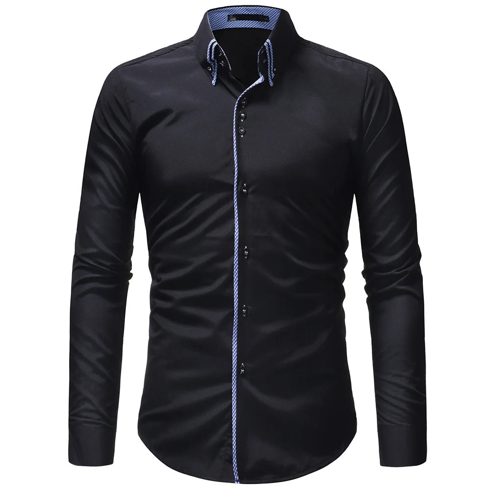 New Fashion Men Shirt Long Sleeve Camisas Para Hombre Brand-clothing Shirt Men Casual Slim Fit Camisa Hombre Cool Men
New Fashion Men Shirt Long Sleeve Camisas Para Hombre Brand-clothing Shirt Men Casual Slim Fit Camisa Hombre Cool Men