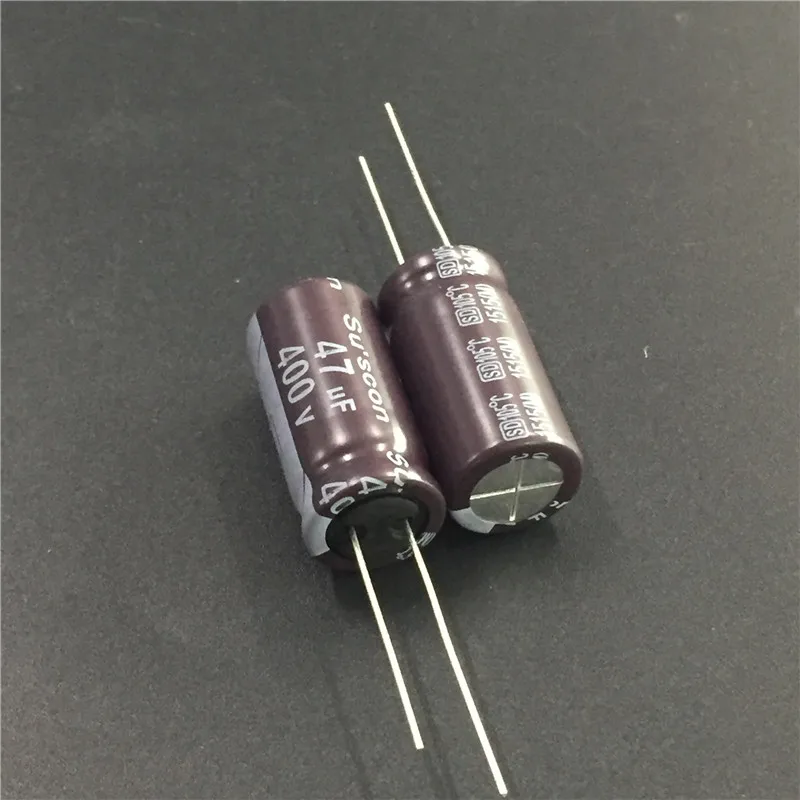 5 шт. 47 мкФ 400 В Su'scon SD серии 12 5x26 мм Высокая частота низкое сопротивление 400V47uF
